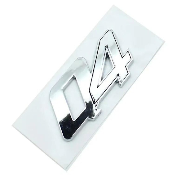 HK 3D ABS Q4 Bokstäver Bakre Bagagelucka Emblem Märke Dekaler Bilstyling Tillbehör för Maserati Ghibli SQ2 SQ4 Levante Sport