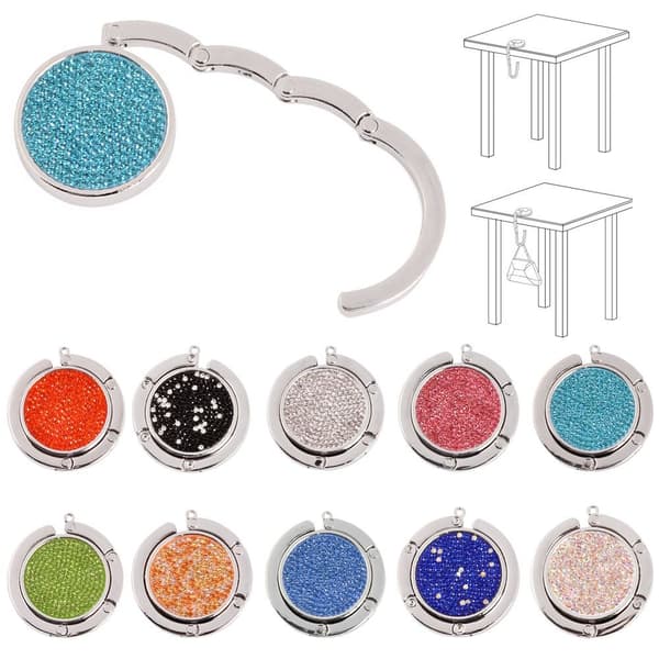 KZQ-Runda Vikbara Väskkrokar Bordsväska Hängare MULTIFÄRG Multicolor