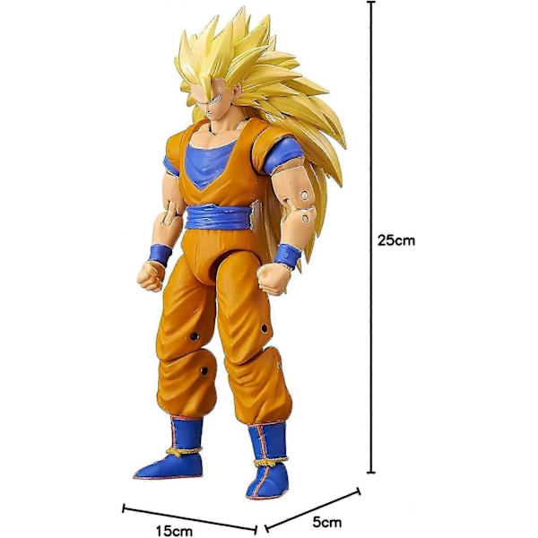 Bandai Tamashii Nations SH Figuarts Broly \"Dragon Ball Z\" Action Figur Gennemsigtig Støtte{hh} Super three Goku