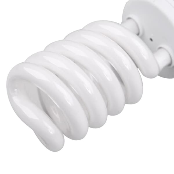 2x Compact E27 220v 5500k 45w Photo Studio Lamp Video Photography Daylight Lamp White