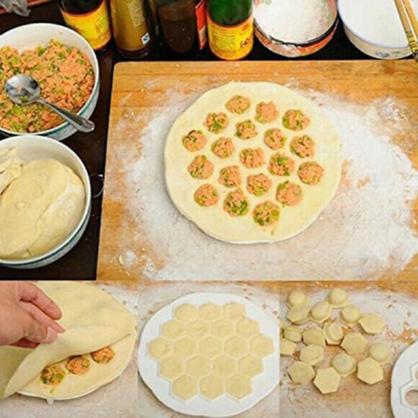 37 huller dej skærer værktøj dej skærer ravioli aluminium