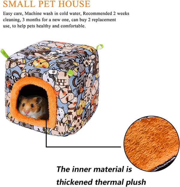 Varm marsvin hamster seng pinnsvin hus plysj hus fugl