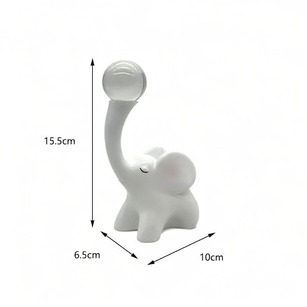 Elefant ornamenter heldig elefant krystalkugle TV vinskab veranda stue dekoration let luksus high-end housewarming julegave