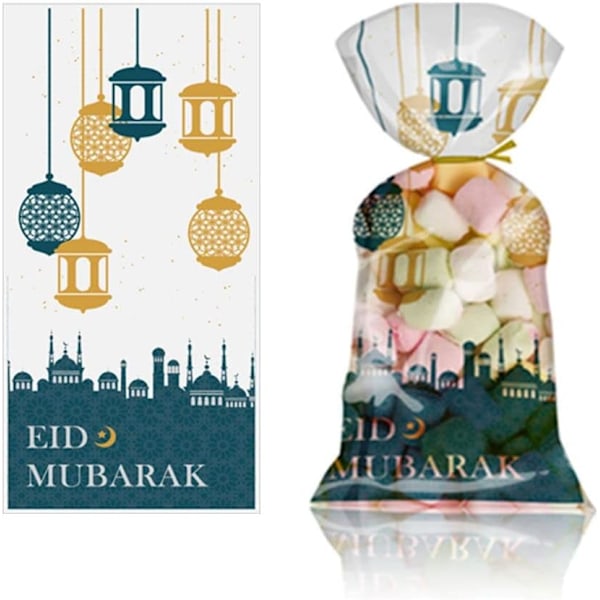 100 stk. Eid Mubarak festposer, Ramadan-tema