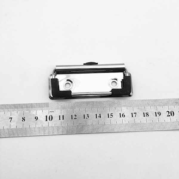 10-pakning Klemmer for skrivetavler 7 cm Monterbar metallvare for skrivetavler med gummigrep og hull for oppheng