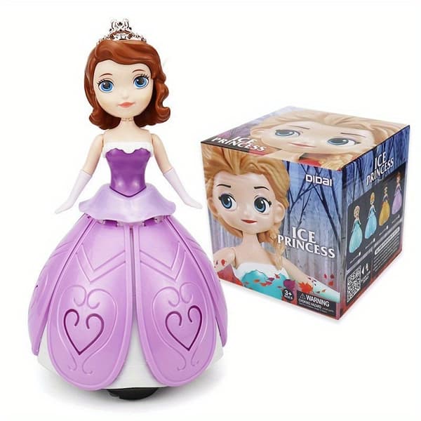 Disney Princess Dansande Roterande Figurin Samlarobjekt Gåva - Perfekt som present! White Snow
