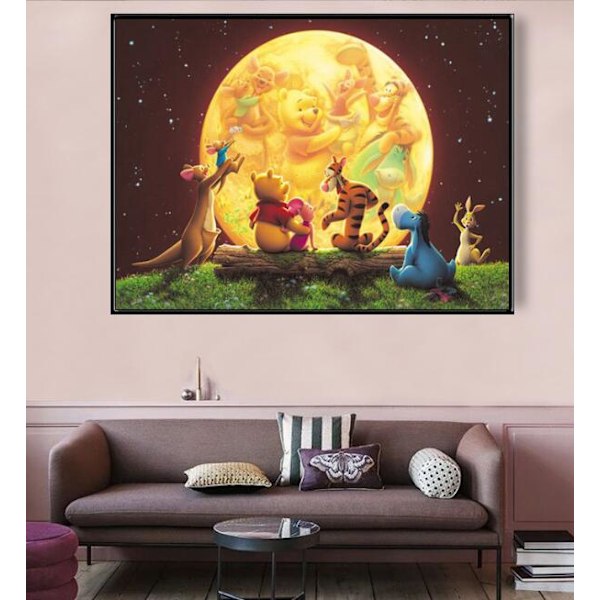 DIY Nalle Puh timanttimaalaus (30*40 cm)