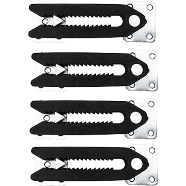 (4-pack) Soffklämma stål halkfri sektionssoffakopplingar för soffa{hh]