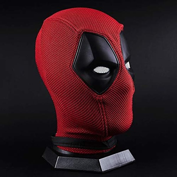 Halloween Deadpool Mask, Superhjälte Wade Winston Wilson Stickad Mask 0.15