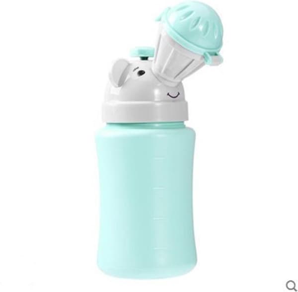 Bærbart Rejsepotte til Børn, Bil Camping Urinal med Lækagesikker Forsegling Light blue-gray