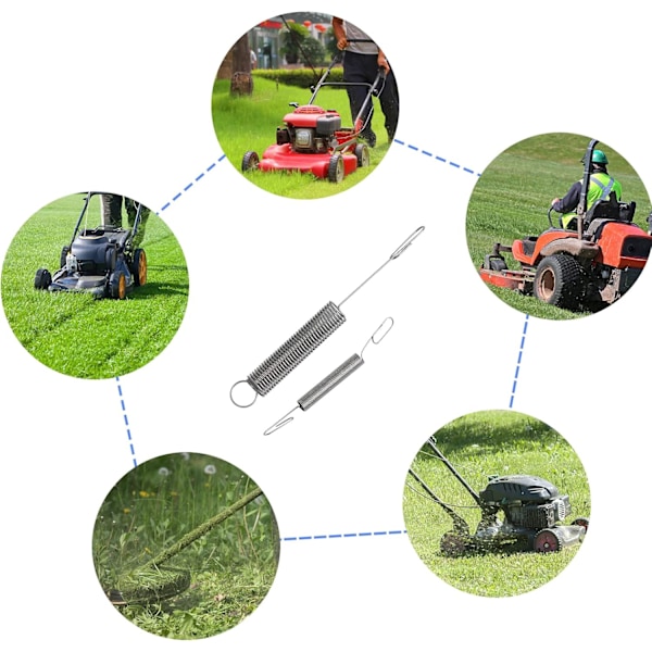2 jousen sarja Briggs & Stratton -moottoreille 692211 6{HH}