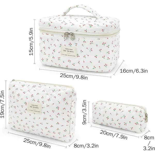 3-pak - Toilettaske / Necessaire B