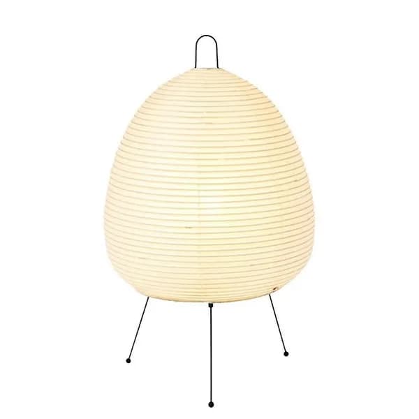 Japansk rislampa LED bordslampa vardagsrum sovrum sängbord studierum hotell hem stativ