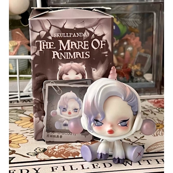 POP MART DIMOO Skeleton Panda Prinsesse Samlerobjekt Blind Box Tilfældig Figur{hh} 5