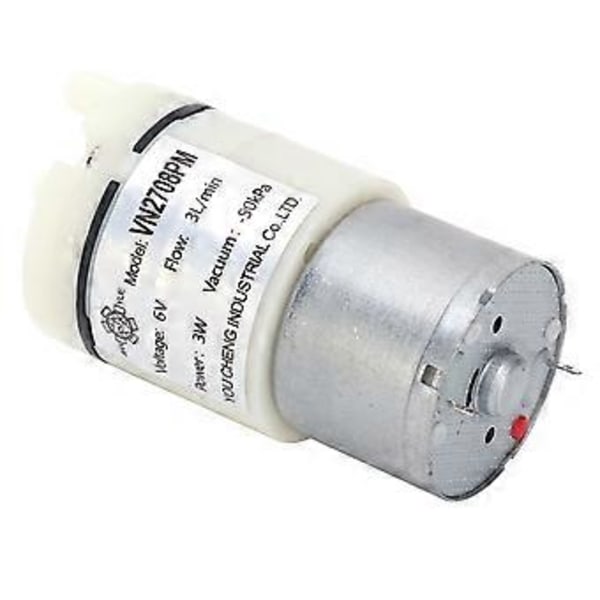 3st Mikro Membranpump Mini Vakuum Vatten Luftmotor för Akvarium DC 6V (VN2708PM{hh]