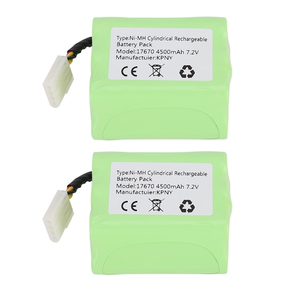7.2V 4000mAh Batteri Passer Neato Xv-11 Xv-12 Xv-14 Xv-15 Xv-21 Erstatningsbatteri
