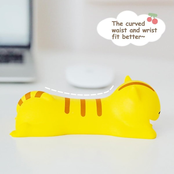 4 st Söta Mus-handledsstöd, Kawaii Djurformade Handledsstöd, Handledsstöd i Skumgummi, Halkfria Skrivbordstillbehör (Blandade Färger){hh}