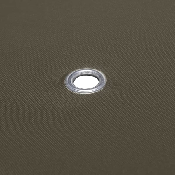 vidaXL Paviljongtak med ventilation 310 g/m² 4x3 m taupe Taupe