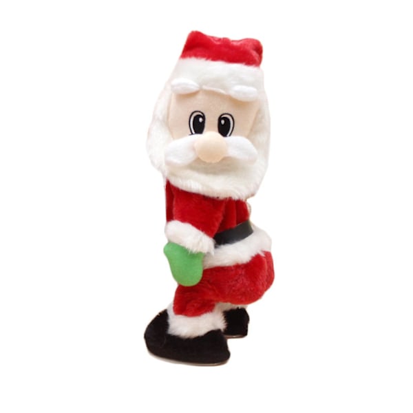 SSRGV Twerking Tomte - Snurrande Höfter, Sjunger och Dansar - Rolig Elektrisk Plyschleksak för Barn Kvinnor - Sjunger på Engelska