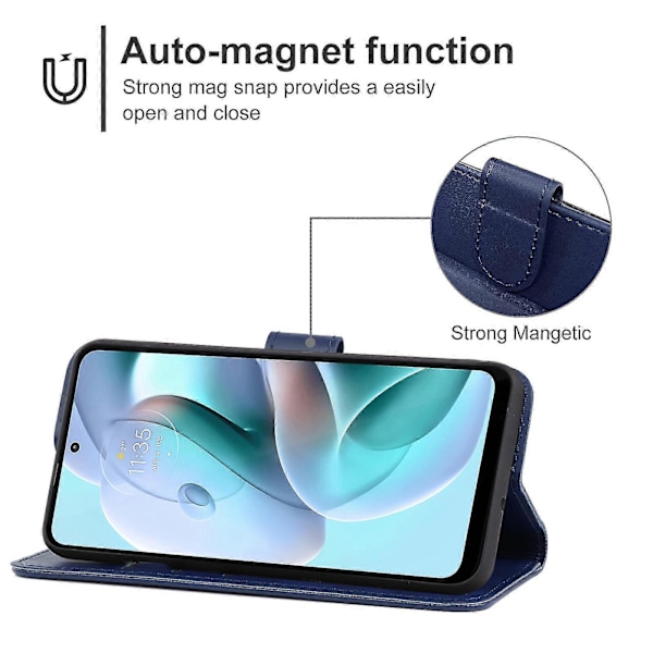 Läderfodral för Motorola Moto G41