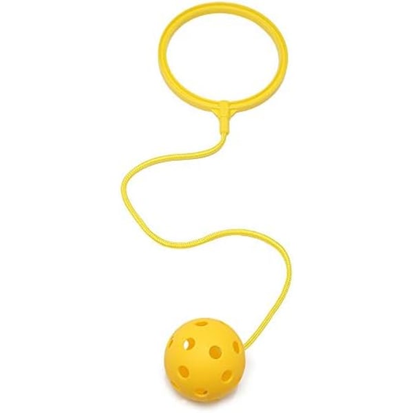 1 st Hoppboll för Barn Gul - Hoppbollsleksaksset Fångstbollsset Fitnessspel för Pojkar och Flickor{hh} yellow