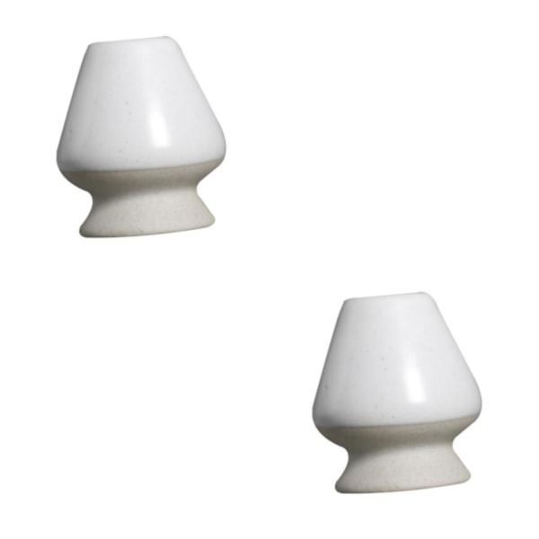 1/2/3 Handgjord Matcha Vispställ Te-ceremoni Teset för Vit 6 x 7cm 2S 2Sets White 6 x 7cm