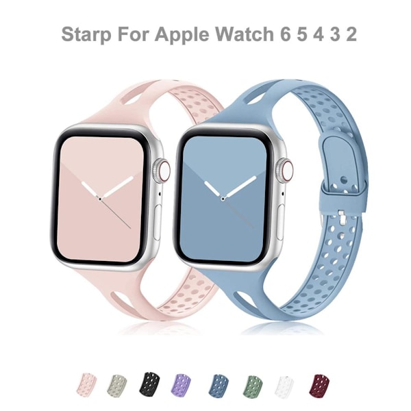 Urrem til Apple Watch SE 6 5 4 3 2 rød red 42/44mm