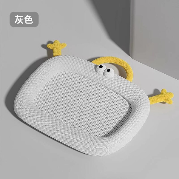 Hundemåtte ismåtte kølemåtte isærter hundekennel fire sæsoner universal katte kennel sommer hundekennel sommer kølemåtte sovemåtte ismåtte 【grey】 L