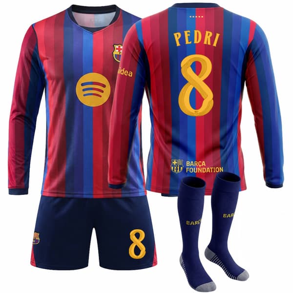 Fodboldtrøje Langærmet Champions League Stil Nummer 10 Size 7 with socks + protective gear #twenty two