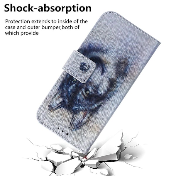 Læder Mønstret Wallet Case til Xiaomi Poco C75 4G/Redmi 14R 5G/14C 4G Multicolor{HH} Multicolor Style I
