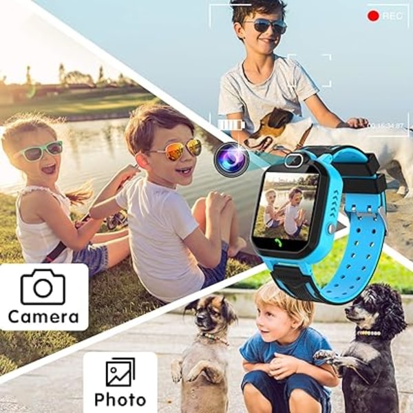 Smartwatch för barn - Lekklocka med kamera, musikspelare för skolan