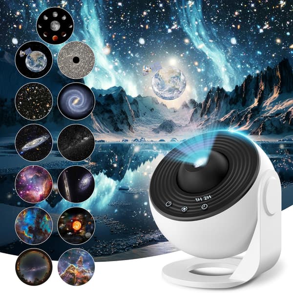 Galaxy Projektor Natlampe Med Nebula Og Stjerner Til Børn Voksne Soveværelsesindretning