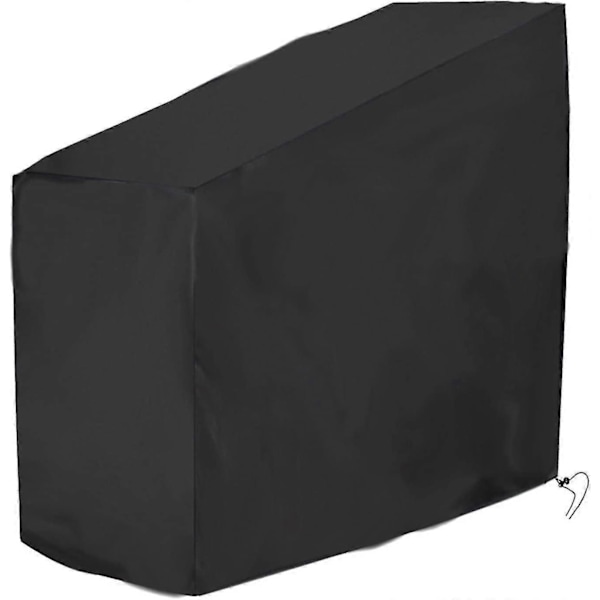 Motionscykel Cover Indendørs Cykling Stationær Cykel Cover Passer Til Opretstående Cykel Udendørs Cover Sort Black 123*58*113