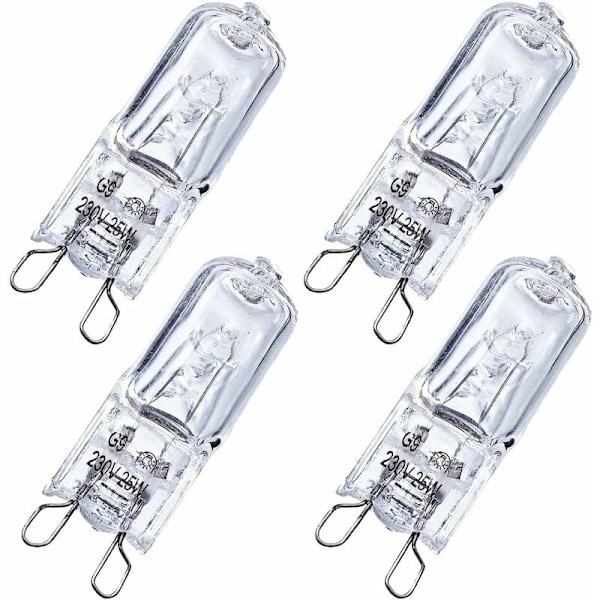 Halogeenilamppu G9 25W - 4 kpl