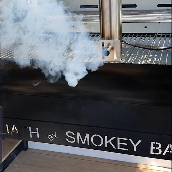 Koldrøgsgenerator i rustfrit stål Størrelse L Røgeovn BBQ til rygning/mad kød Røghus Premium tilbehør Udendørsgrill Røgmaskine{HH} 110V-US Plug