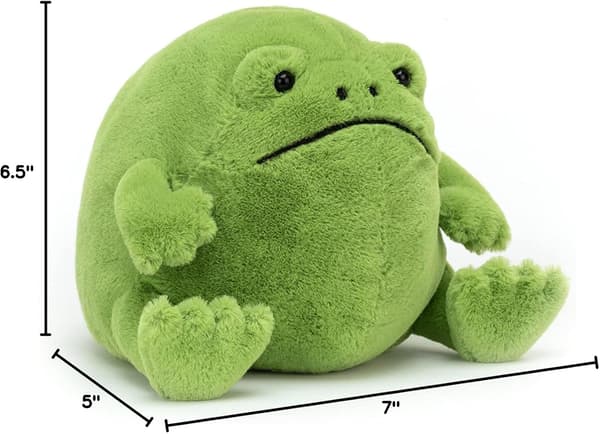 Jellycat Ricky Regnfrø Plyslegetøj - Blød og nuttet amfibiegave
