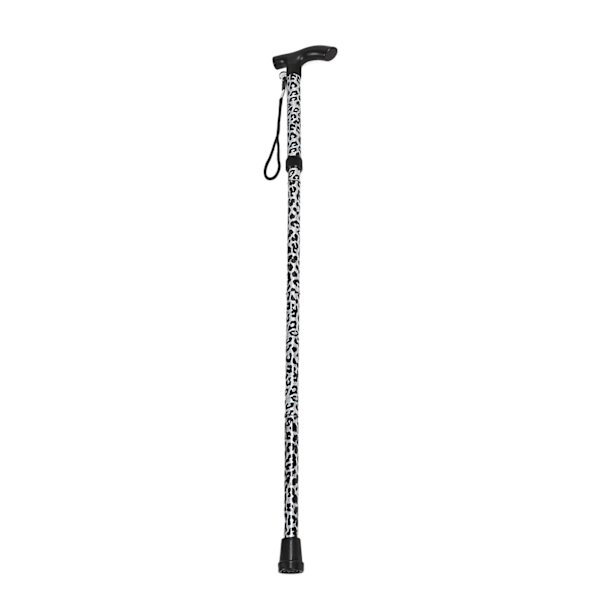 Foldbar vandrestav i aluminiumslegering, ergonomisk, udtrækkelig, 5 niveauer, foldbar vandrestav til ældre og handicappede