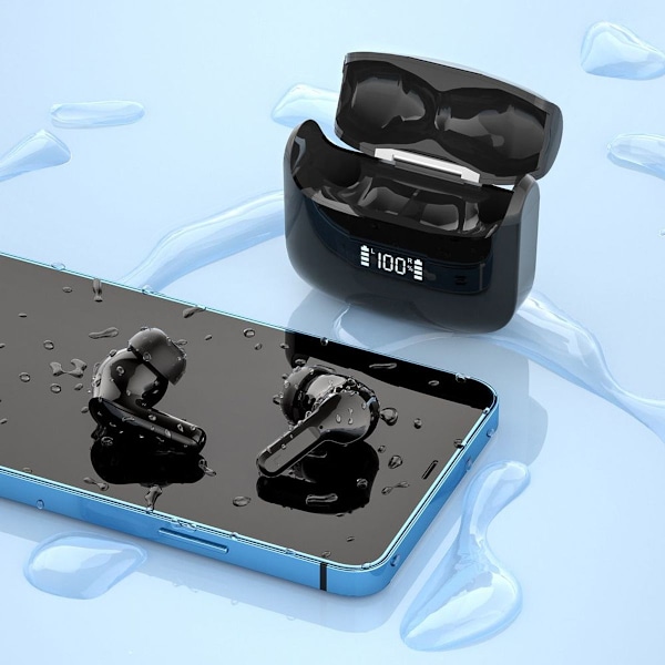 Aktiv støjreducerende hovedtelefoner, in-ear hovedtelefoner med Bluetooth