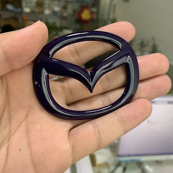 Aluminium Emblem Dekaler for Mazda Axela 323 CX5 CX3 CX6 RX7 MX5 CX9 CX7 CX9 Auto Logo Rattdeksel Klistremerker~3941