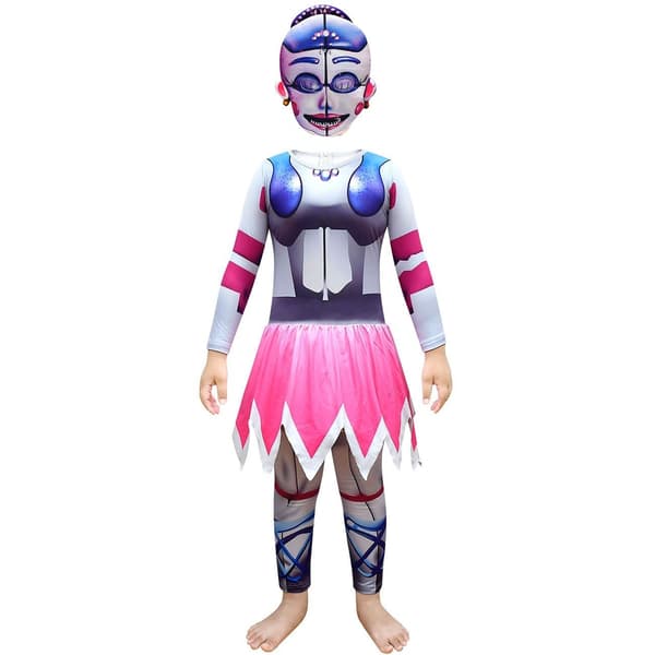 Halloween Cosplay Børne-heldragt med hovedbeklædning 4575 130cm