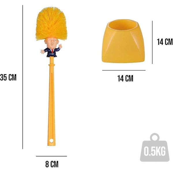 WC-harja | Tee vessastasi taas suuri | Huumorilla höystetty WC-harja | Lahjaidea | Epätavallinen | Salainen Joulupukki | Huumori | Hauska | Alkuperäinen kuppi