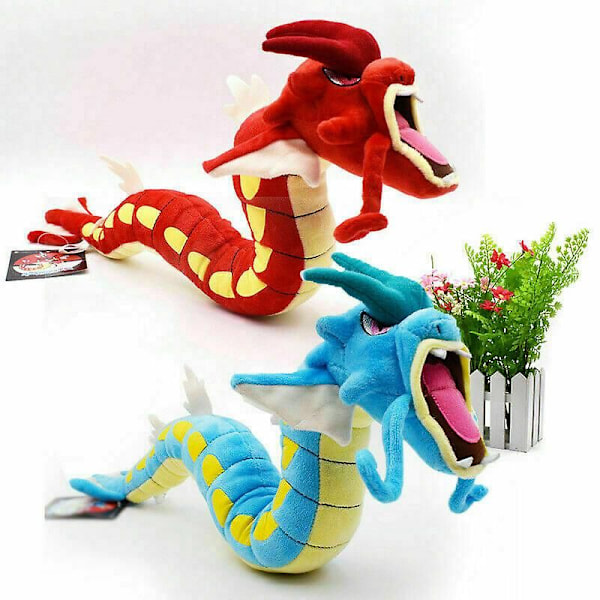 Plushdjur Gyarados Blå Röd Plyschdocka Tom blue