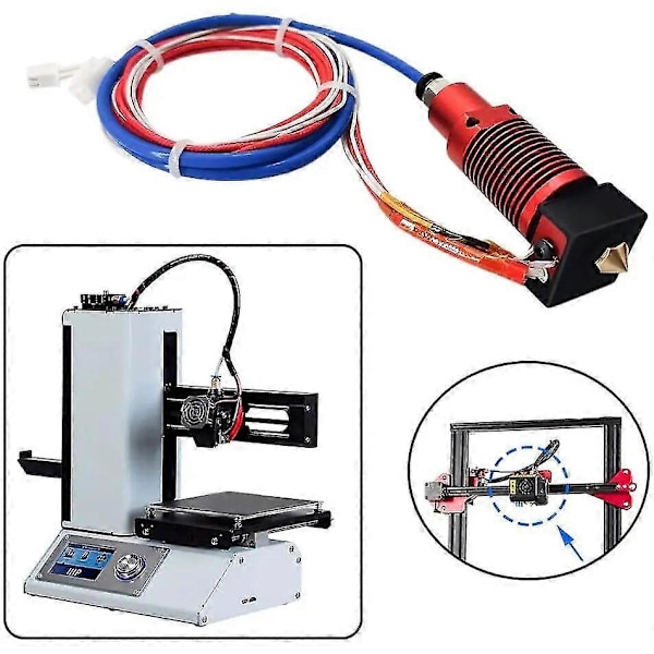 1 sæt Opgradering CR10S PRO Hotend Belagt Holdbar Messing 04mm Dyse til Creality CR-10S Pro CR-10 MAX CR-10S PRO V2