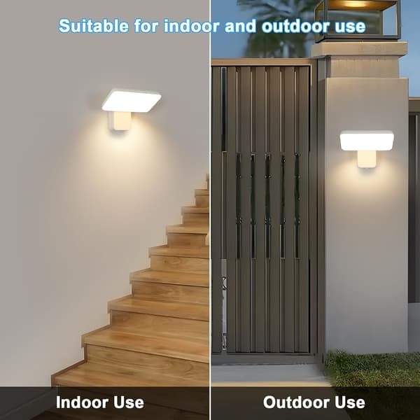 IP65 Utendørs Vegglampe 16W, Roterbar 350° Moderne LED Utelampe