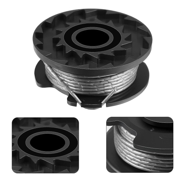 6-pak F016800569 Trådspole til Bosch EasyGrassCut 23, 26, 18, 18-230, 18-260, 18-26 Erstatning