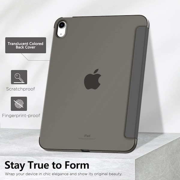 iMoKo Etui til iPad (A16) 11. generation 11 tommer 2025, iPad 10. generation 10,9 tommer 2022, Understøtter Touch ID, Navy Blå