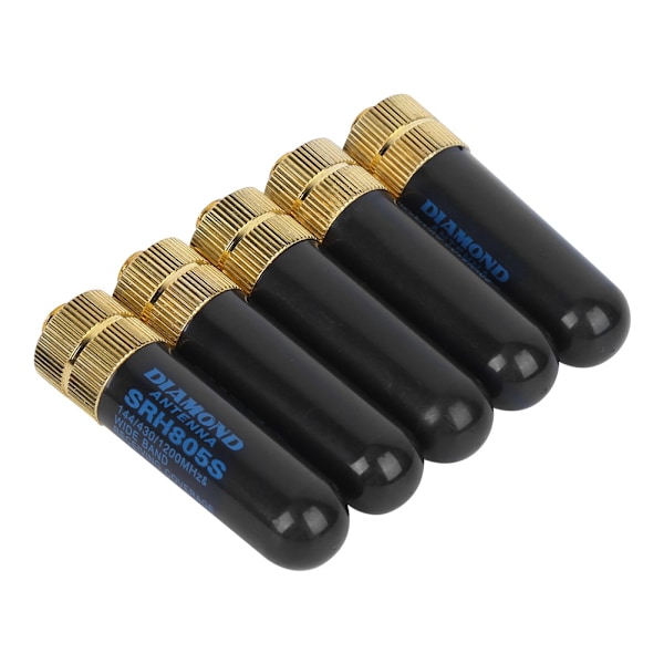 5 stk. Dual Band UHfVHF SMA Hunnkontakt Antenne for Baofeng UV-5R BF-888S UV-82 UV-5RA UV-5RE TK3107 2107 0.2