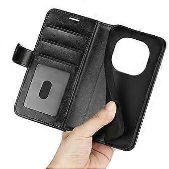 Wallet Case for Xiaomi Redmi Note 14 Pro 5G Crazy Horse Texture Stand Leather Phone Cover (Style C)