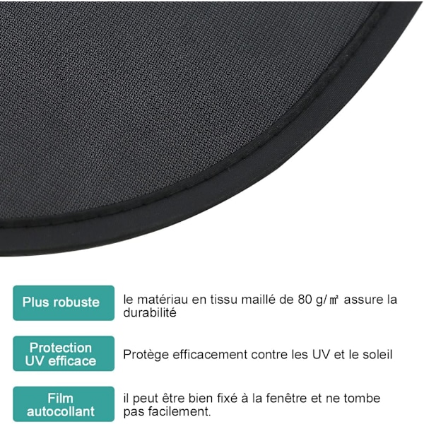 2-pack Universal Bil Solskydd med UV-skydd, Solskydd för {HH}