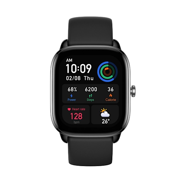 Amazfit GTS 4 Mini Älykello 1,65 ct Urheiluranneke Musta